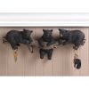 Accent Plus Black Bear Key Hook Decor