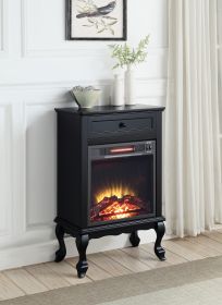 Eirene Fireplace in Black Finish AC00854 - as Pic