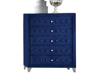 Dante Chest; Blue Velvet 24226 - as Pic