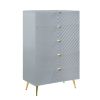 Gaines Chest; Gray High Gloss Finish BD01044 - as Pic