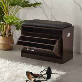 Living room furniture shoe cabinet storage cabinet shoe box with PU stool - as Pic