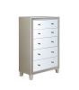 Sliverfluff Chest; Mirrored &amp; Champagne Finish BD00247 - as Pic