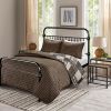 Metal Bed Frame Queen Size Standerd Bed Frame - BLACK