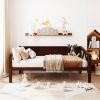 Full size Daybed;  Wood Slat Support - Espresso