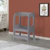 Child Standing Tower; Step Stools for Kids; Toddler Step Stool for Kitchen Counter; Gray - Gray