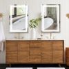 7 Size LED Bathroom Mirror Wall Mounted Vanity Mirror Anti-Fog Mirror Dimmable Lights with Touch Switch(Horizontal/Vertical) - 24"*36"