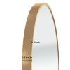 Circle Mirror 24 Inch;  Gold Round Wall Mirror Suitable for Bedroom;  Living Room;  Bathroom;  Entryway Wall Decor and More;  Brushed Aluminum Frame L