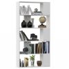 vidaXL Book Cabinet/Room Divider White 31.5"x9.4"x62.6" Engineered Wood - White