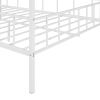 Metal House Bed Frame Full Size with Slatted Support No Box Spring Needed  - White