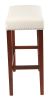 Leather Barstool 2 pcs Set - White