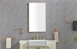 Super Bright Led Bathroom Mirror with Lights; Metal Frame Mirror Wall Mounted Lighted Vanity Mirrors for Wall; Anti Fog Dimmable Led Mirror for Makeup