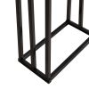 Metal Freestanding Towel Rack 3 Tiers Hand Towel Holder Organizer for Bathroom Accessories; Black - as Pic