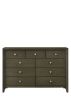 Ilana Dresser; Gray Finish 28475 - as Pic