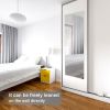 Full Length Mirror; Floor Mirror with Stand; Wall-Mounted Dressing Mirror ; Bedroom Mirror with Aluminium Frame 65"x22"; Gold - as Pic