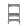 Child Standing Tower; Step Stools for Kids; Toddler Step Stool for Kitchen Counter; Gray - Gray