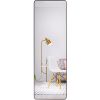 square rounded corners Full Length Mirror Floor Mirror Hanging Standing or Leaning; Bedroom Mirror Wall-Mounted Mirror Dressing Mirror with Black Alum