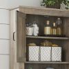 Rustic Gray 26 in. W Bathroom Space Saver;  Over the Toilet Storage Cabinet - Rustic Gray