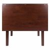 Perrone Drop Leaf Dining Table; Walnut - 94831