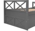 Multi-Functional Daybed with Drawers and Trundle - Gray