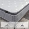 Mattress 12 Inch gray and white - King Size