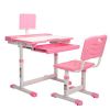 Kids Desks, Height Adjustable Children Desk and Chair Set,Childs School Student Sturdy Table,Bookstand Pink XH - pink