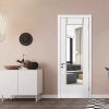 Full Length Mirror with Hanging Hooks for Door; Wall Mounted Decoration Dressing Mirror; Gold; 50&rdquo; x 14&rdquo; - as Pic