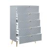 Gaines Chest; Gray High Gloss Finish BD01044 - as Pic