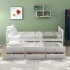 Daybed with Trundle and Drawers;  Twin Size - White