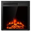 22.5 Inch Electric Fireplace Insert Freestanding and Recessed Heater - as show