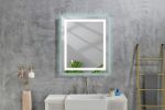 36*30 LED Mirror for Bathroom with Lights; Dimmable; Anti-Fog; Lighted Bathroom Mirror with Smart Touch Button; Memory Function - White