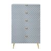 Gaines Chest; Gray High Gloss Finish BD01044 - as Pic