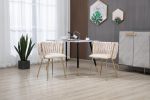 COOLMORE Leisure Dining Chairs Accent Chair 2PC/SET - as Pic