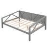 Full size Daybed;  Wood Slat Support - Gray