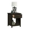 Nightstand with Drawer - Espresso