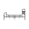 Metal Bed Frame Queen Size Standerd Bed Frame - BLACK