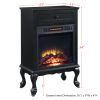 Eirene Fireplace in Black Finish AC00854 - as Pic