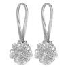 2 Packs Magnetic Curtain Tiebacks Extendable Floral Drape Holder Decorative Window Hangings Clip - Silver