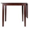 Perrone Drop Leaf Dining Table; Walnut - 94831