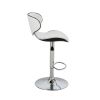 Willie Bentham Modern Adjustable Height 24"-32" Swivel Barstool (Set of 2) - as Pic