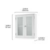 Wall Cabinet with 1 Adjustable Shelf;  Better Homes & Gardens Harborough - White