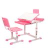 Kids Desks, Height Adjustable Children Desk and Chair Set,Childs School Student Sturdy Table,Bookstand Pink XH - pink