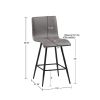 [Only support Drop Shipping Buyer] Adams Swivel Counter Stool - as Pic