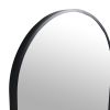 18 x 35 Inch Bathroom Mirror Black Aluminum Frame - as Pic