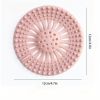 1pc Bathroom Hair Catcher; Debris Filter; Hair Filter; Easy To Install And Clean; For Bathroom Bathtub And Kitchen; Bathroom Accessories - Pink