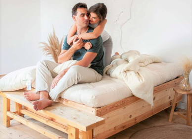 100%  Organic Cotton and Wool Dreamton (size: Cali King Mattress)