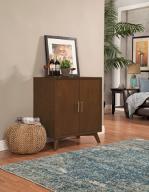 Flynn Small Bar Cabinet (Color: Walnut)