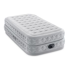 Intex Dura-Beam Deluxe Air Bed (Color: White, Country of Manufacture: China, Material: Fiber)